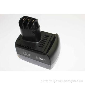 12V 2000mAh NI-CD Replacement Power Tool Battery For Metabo